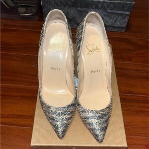 Christian Louboutin Pigalle Follies glitter Pumps